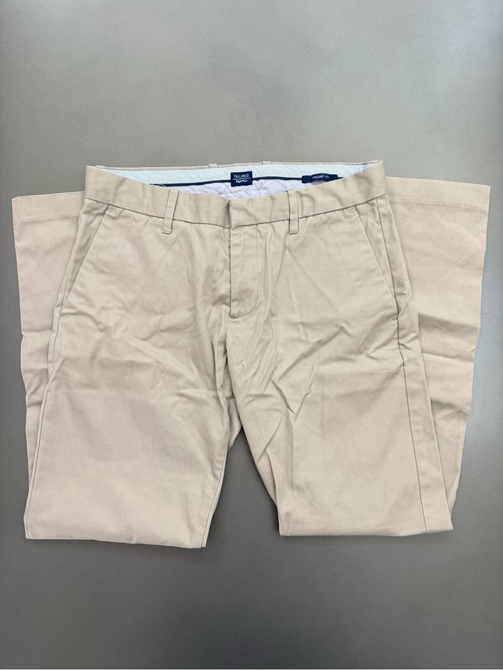 GAP Men's Khaki Straight-Fit Chinos - Light Beige - Sizs 30x30
